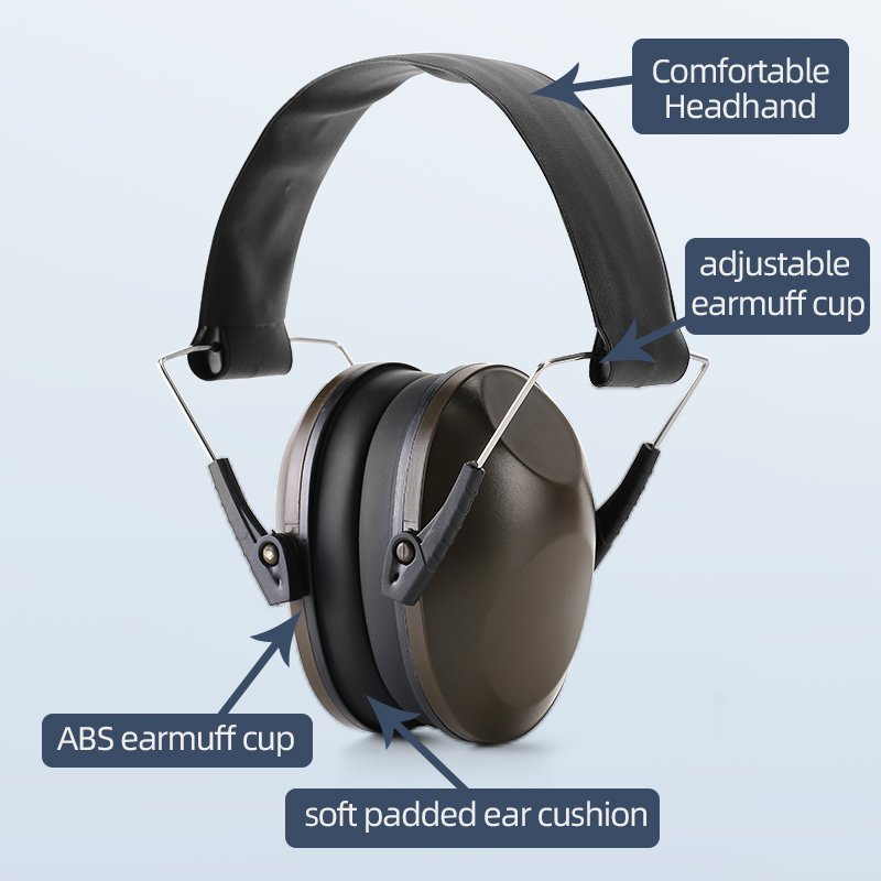 China Manufacturer's Noise Reduction Ear Muffs Adults' Hearing Protection
