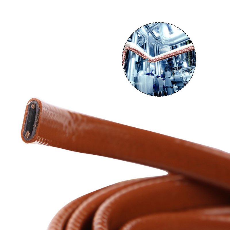 Middle temperature industry self-regulating hearing cable for pipeline anti-freeze protection pipe heating tracing