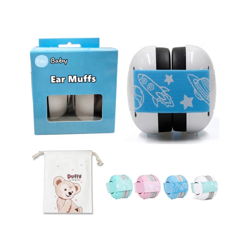 CE EN352 Hot Sale Baby Ear muffs Sleep Ear Defenders Noise Proof Earmuffs Hearing Protection Boys Girls Anti-Noise