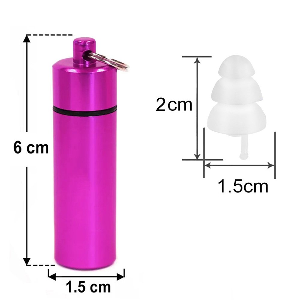 High Fidelity Concert Earplugs Silicone Ear Plugs Noise Reduction Earplugs Safety