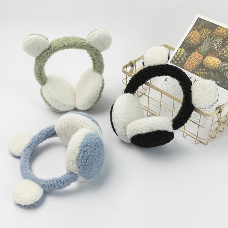 high quality winter warm plush children's earmuffs girl ear hearing protection cute baby safety earmuffs