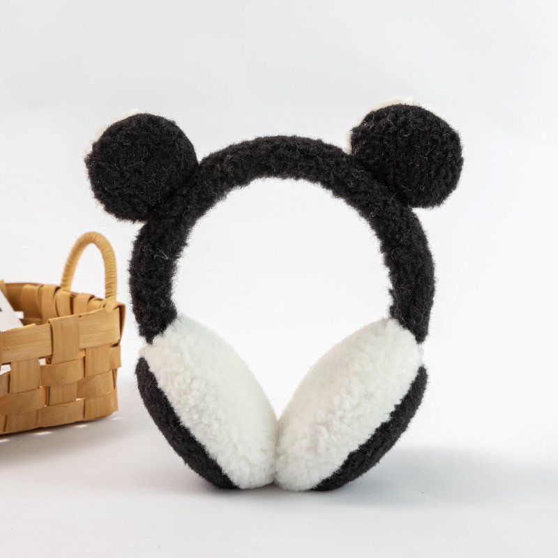 high quality winter warm plush children's earmuffs girl ear hearing protection cute baby safety earmuffs