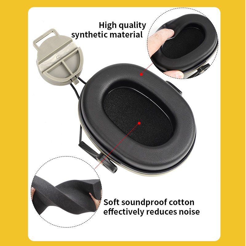 SIVI Customize Noise Cancelling Tactical Headset Safety Ear MuffS Hearing Protection for Hunting Helmets Mounted Ear Defenders