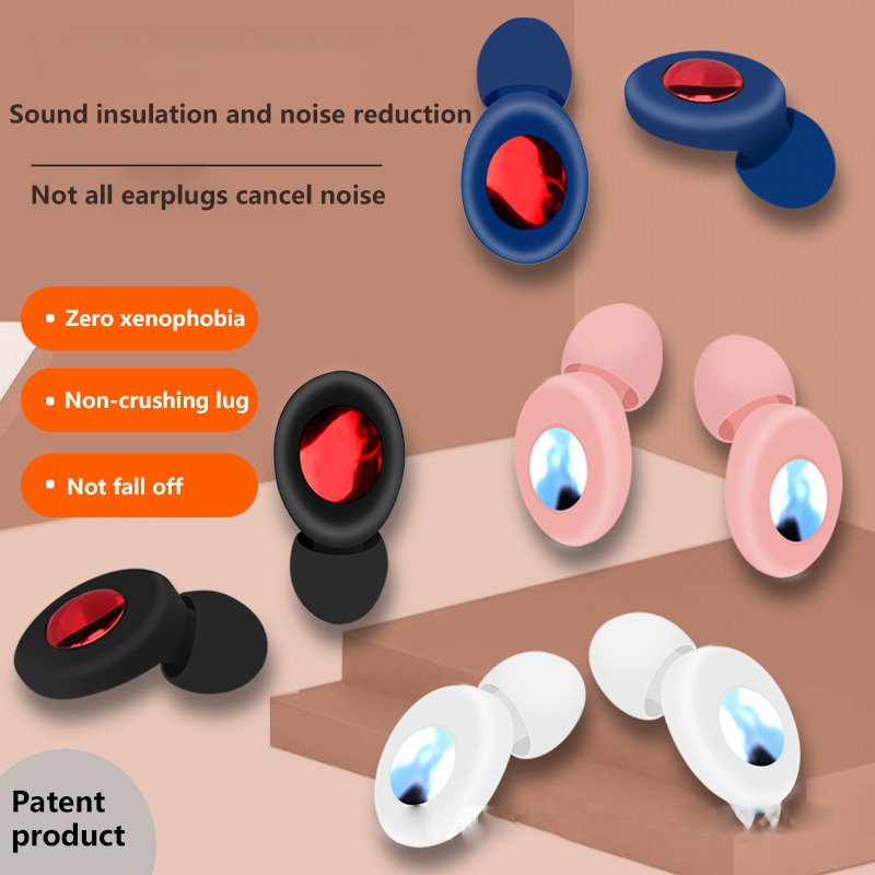 Fashion high quality hearing protection anti-noise Soundproof soft silicone earplugs for sleeping