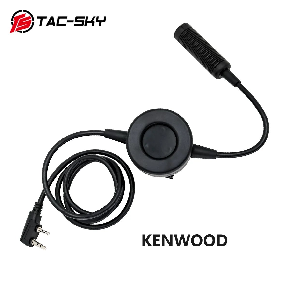 TS TAC-SKY TCI PTT Tactical Headset Accessory PTT Adapter for Hearing Protection COMTAC SORDIN Walkie Talkie Shooting Headset