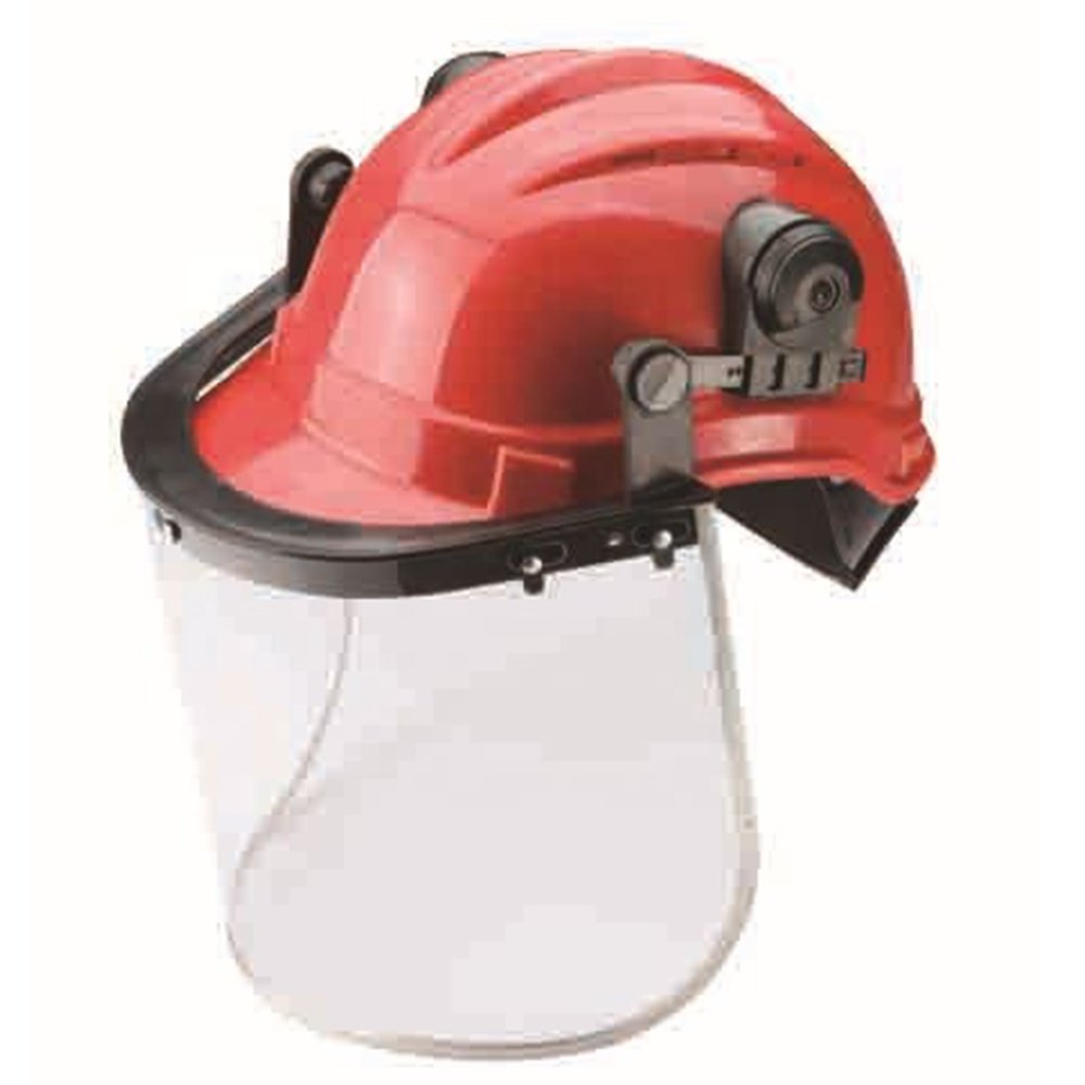 FS3008 Economic Forest Safety helmet with earmuffs and mesh viosr for loggers CE