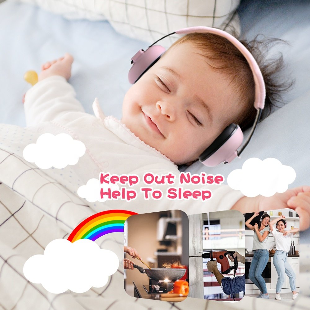 China Custom Adjustable Baby earmuffs Kids Ear Muffs Hearing Protection Anti-Noise Reduction Children Ear Defenders Safety