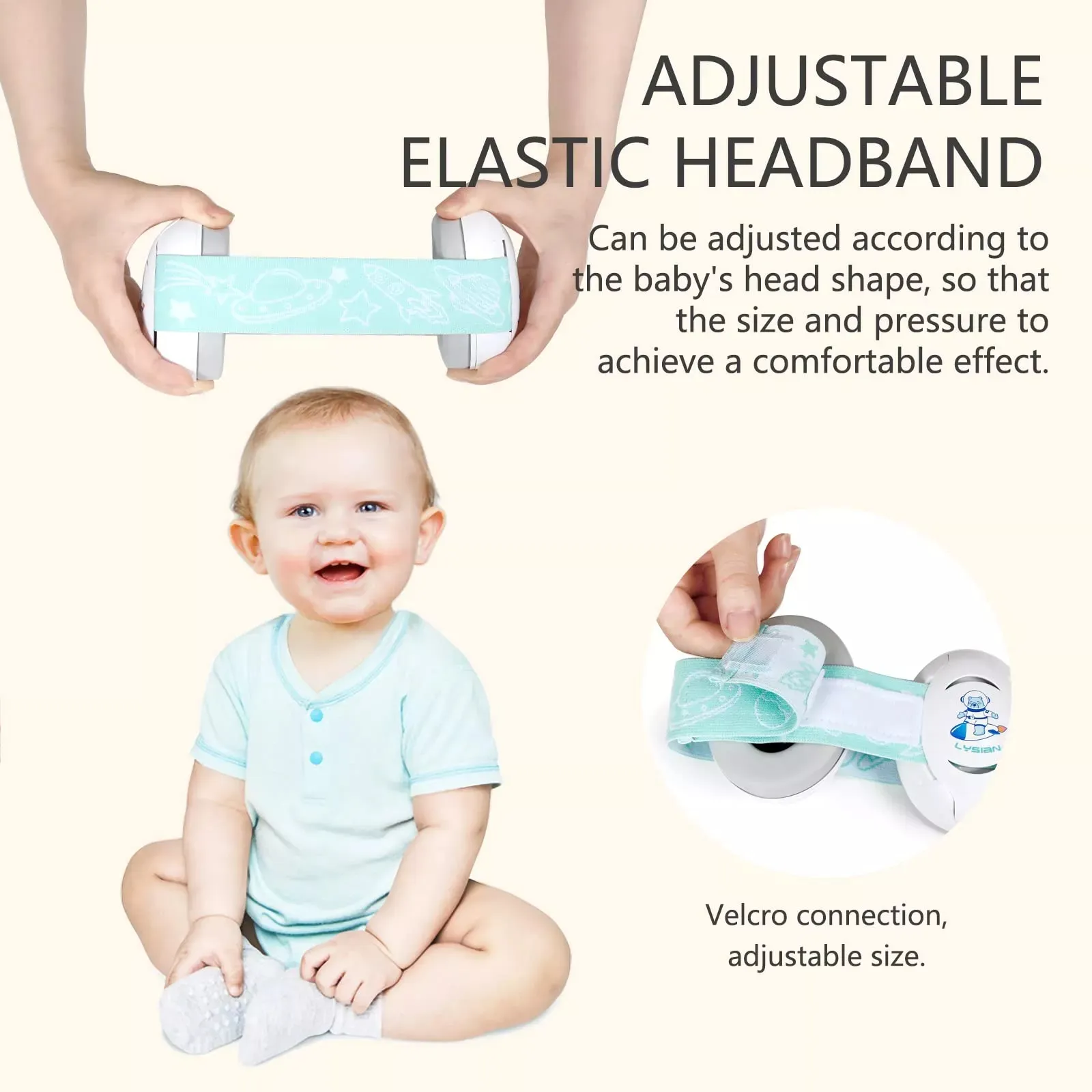 UT 2024 0-2 Years Best Sale Child Ear Protection Baby Ear Defender Headphones Sleeping Earmuff Baby Hearing Protection