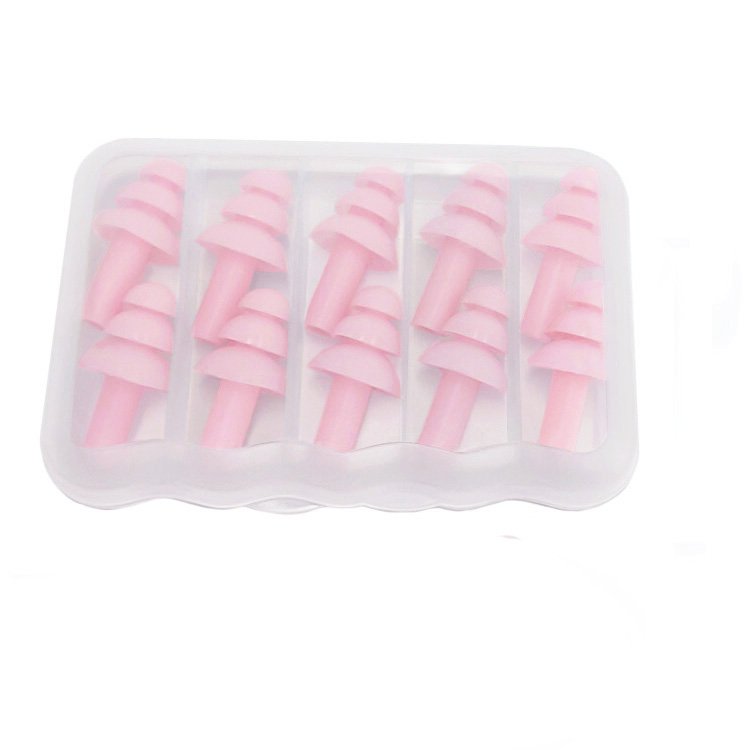 Hearing Protection Silicone Soft Waterproof Earplug Anti-Noise