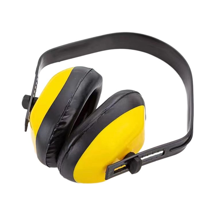 Wholesale Industrial Safety Helmet PU Material Attachable ABS Ear Muffs Noise Reduction Personal Hearing Protective Function