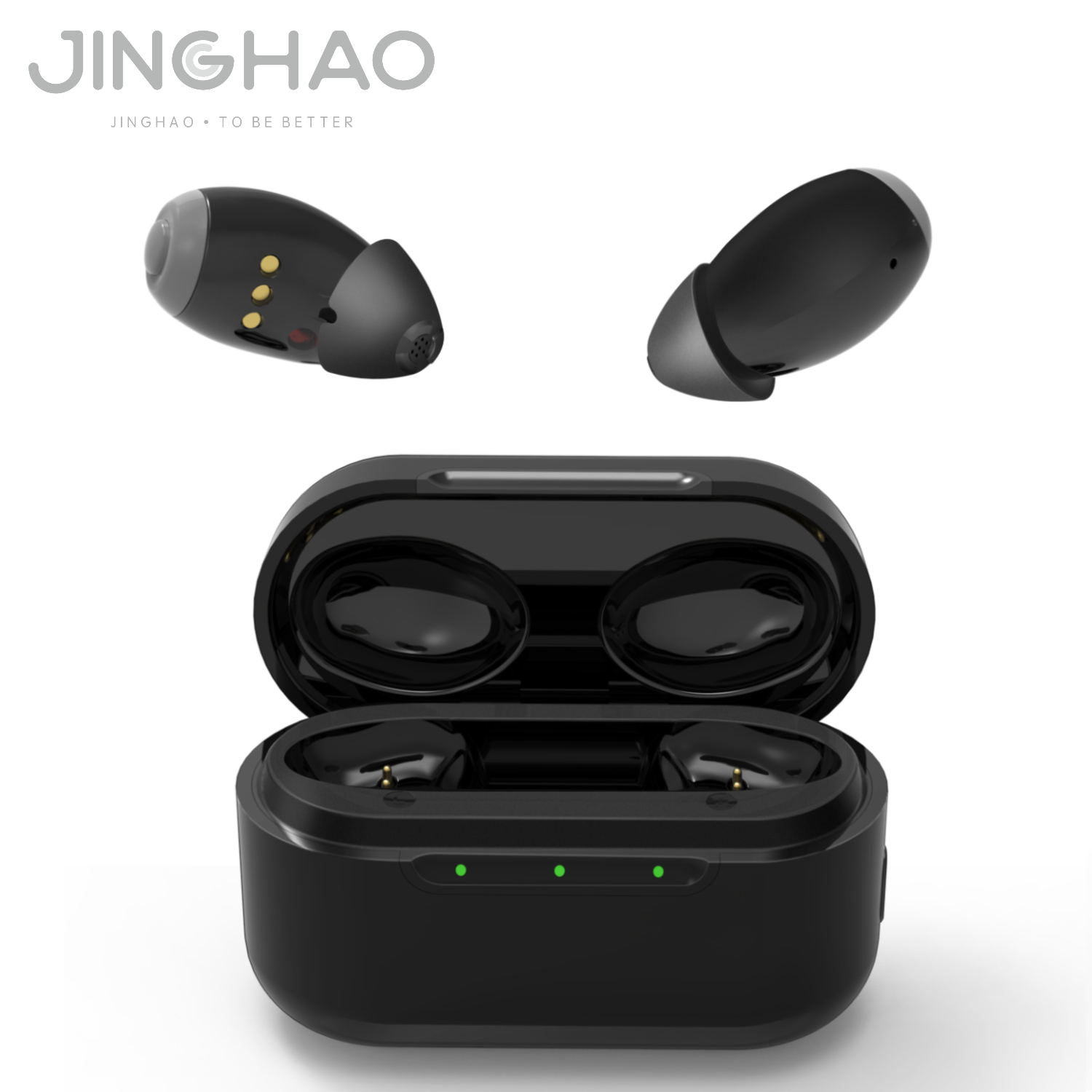 Jinghao A62 Wholesale Digital OTC Mini ITE Hearing Aid Rechargeable For Deafness