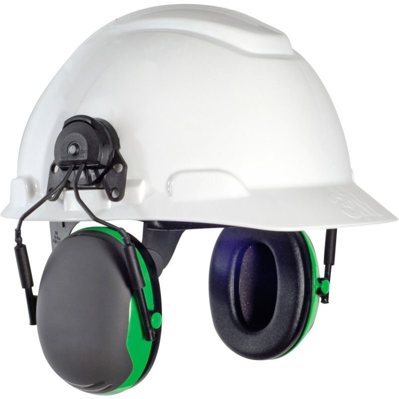 Helmet Attachable Earmuff, Ear Protectors, Hearing Protection, NRR 23 dB Earmuffs & Bands Mount Earmuffs, Hearing Conservation