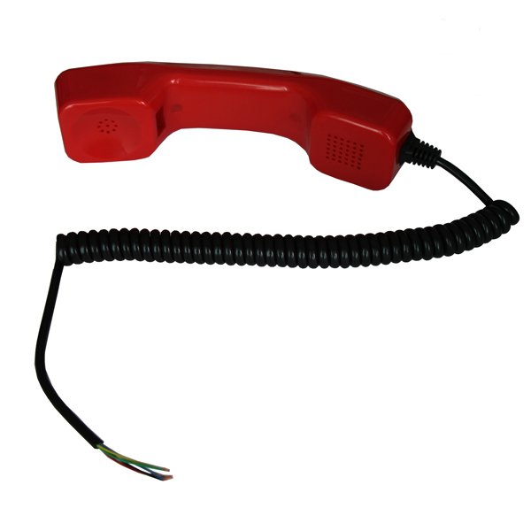 Vandal resistant handset/ industrial rj11 handset/hospital handset