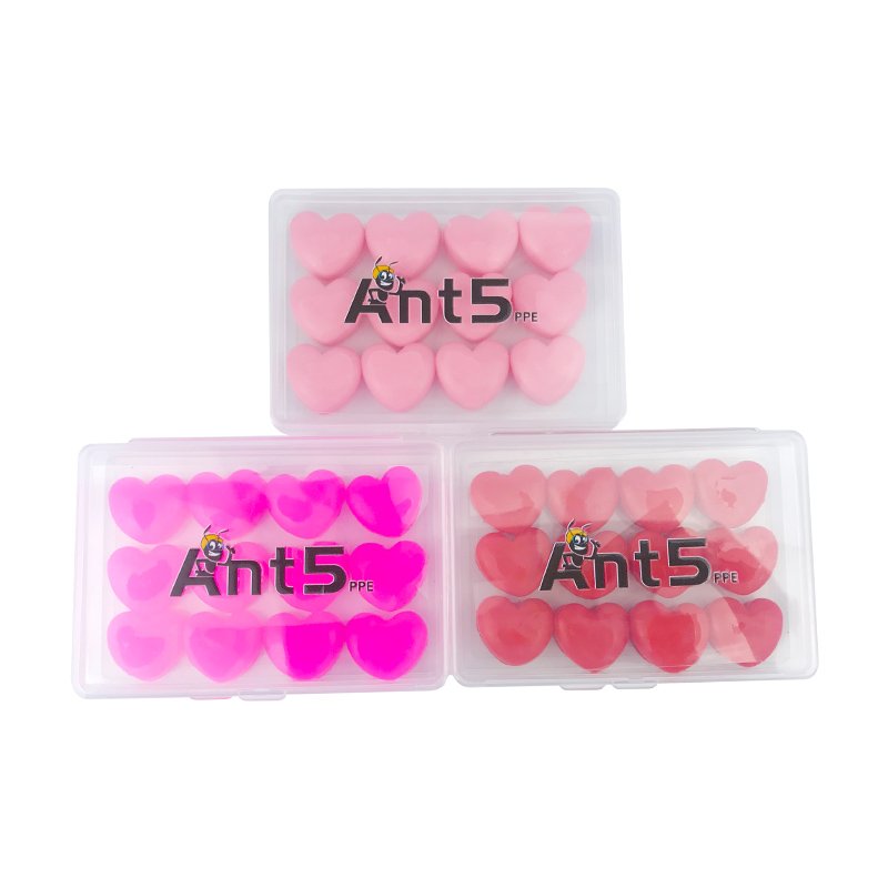 ANT5PPE Moldable Silicone Gel Ear Plugs Safety Certified for Noise Reduction Ear Protection for Swimmers & Hearing Protection