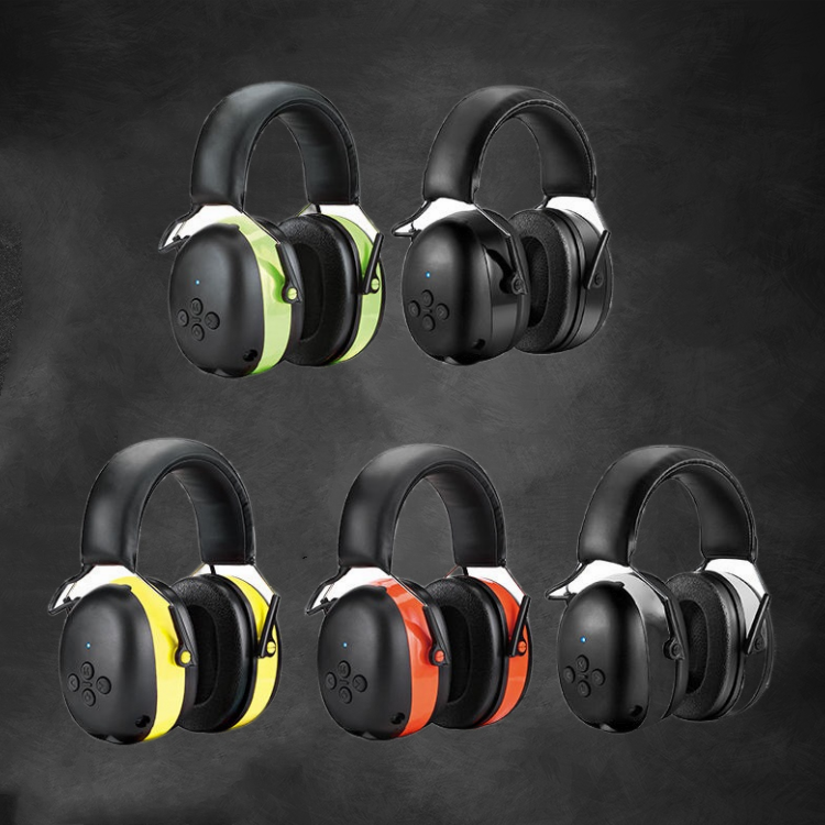 Foldable Anti Noise Reduction Safety Earmuffs Noise Reduction Cancelling Sound Proof Economic Headband Earmuff