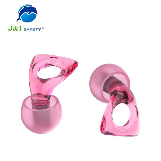Silicone Ring-Shaped Earplugs Ultra-Soft and Reusable for Noise Reduction and Improved Sleep Flexible Hearing Protection