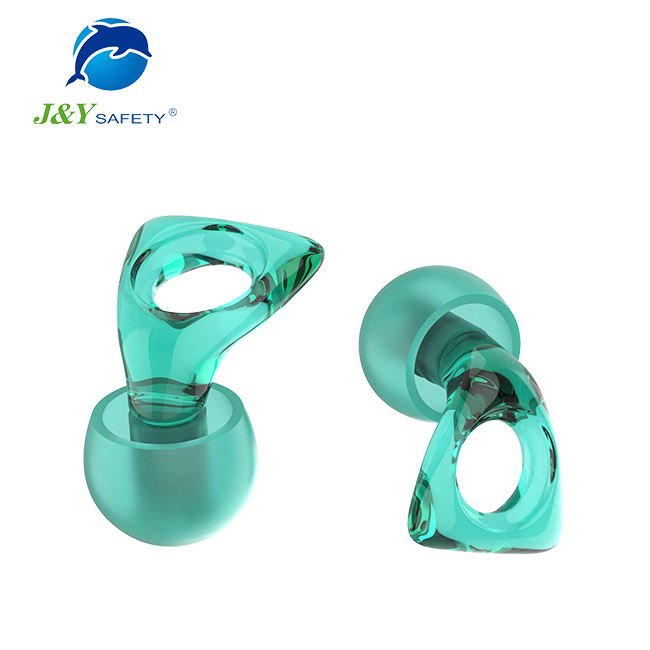 Silicone Ring-Shaped Earplugs Ultra-Soft and Reusable for Noise Reduction and Improved Sleep Flexible Hearing Protection