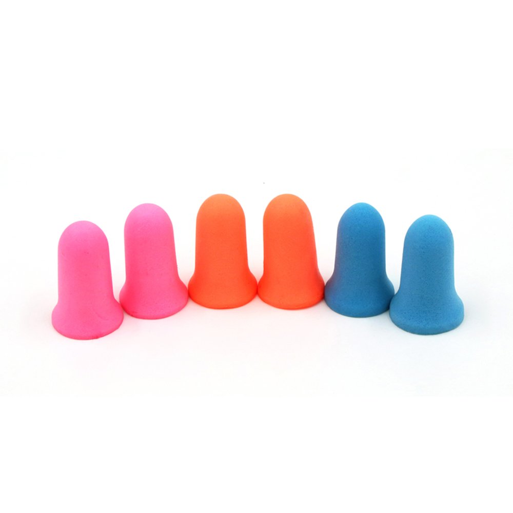 Slow Rebound Black Foam Ear Plugs 38dB Anti Noise Ear Plug for Hearing Protection Soundproof Earplugs with CE Sleep Shoot