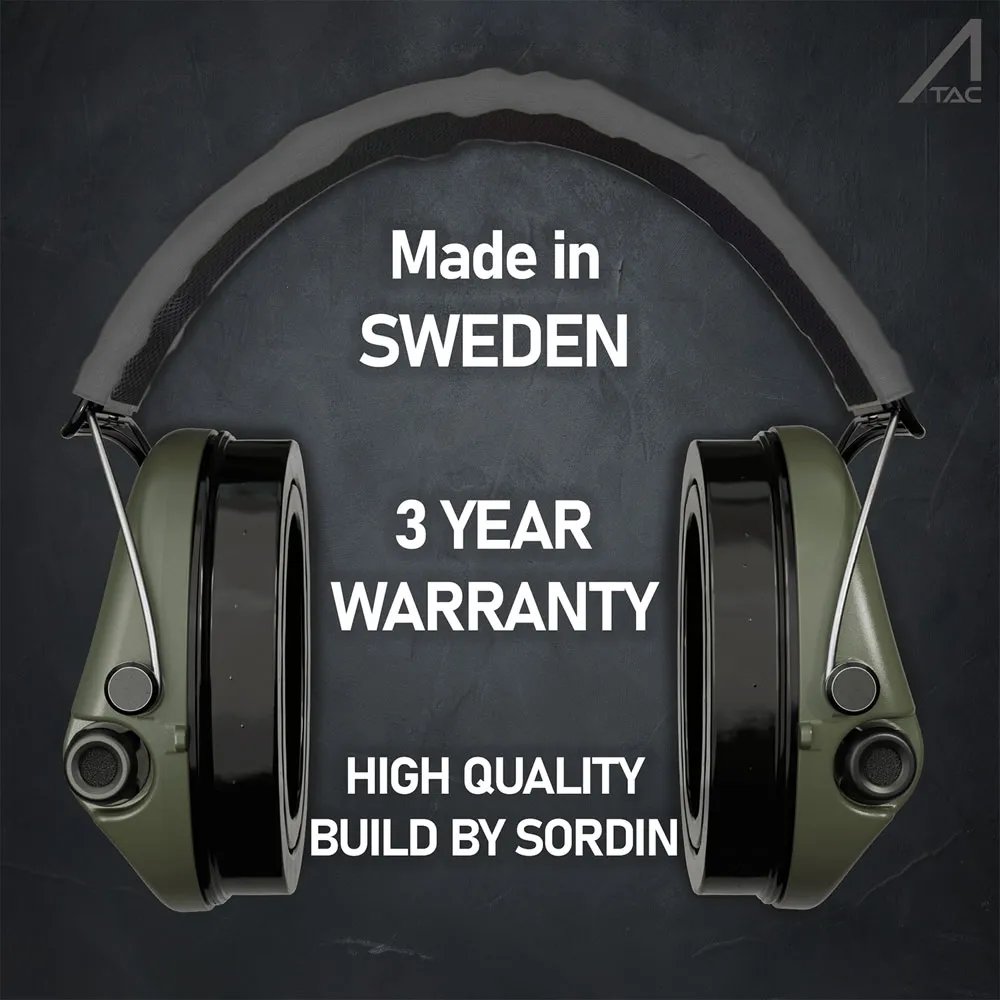 ACE Schakal Sordin Ear Defenders - Active & Electronic-Hearing Protectors, hunters, sport shooters, outdoor