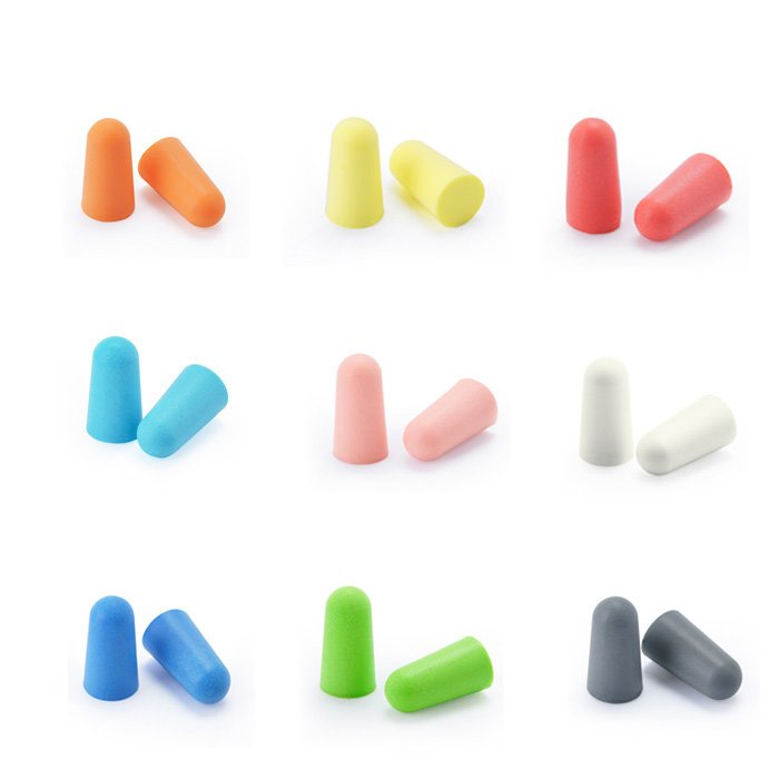 60 Pairs Mixed Foam Earplugs for Sleeping Disposable Ear Plugs Hearing Protection