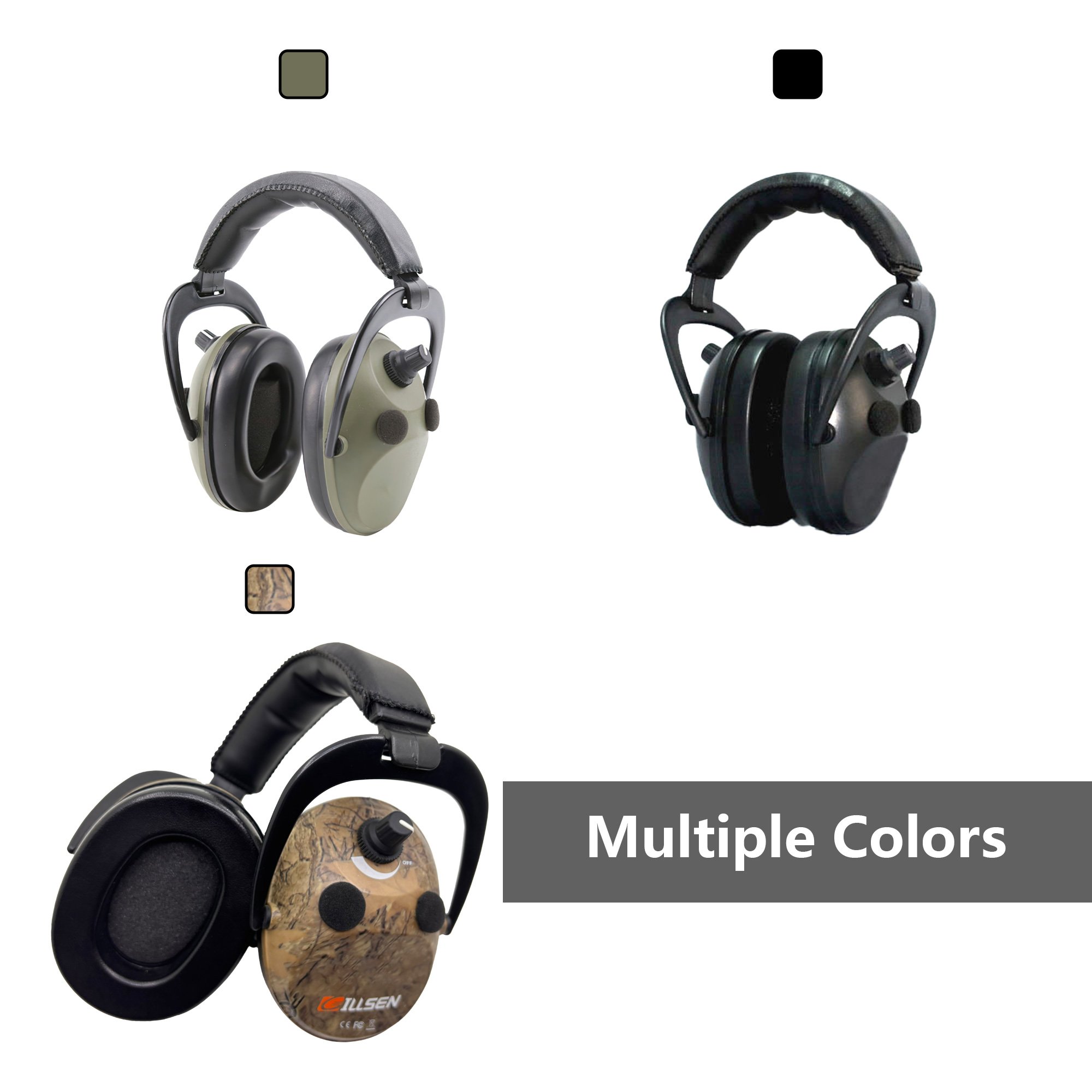 OEM GS144P5AA-F Hunting Tactics Noise Reduction Earmuff Electronic Earmuffs Hearing Protection Folding Earmuffs Shooting