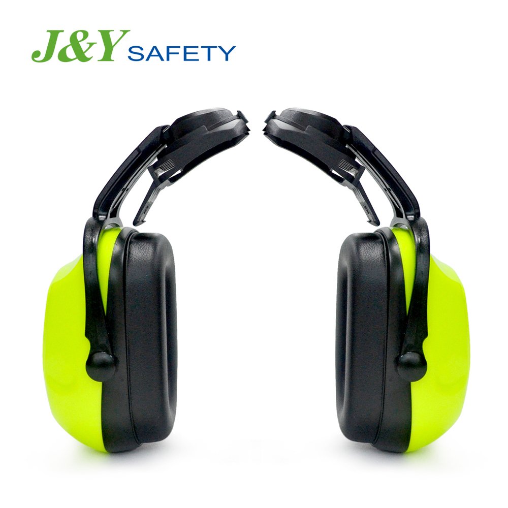 Sound Proof Luxury Cap-mounted Noise Reducing Safety Standard Folding Earmuff For Construction