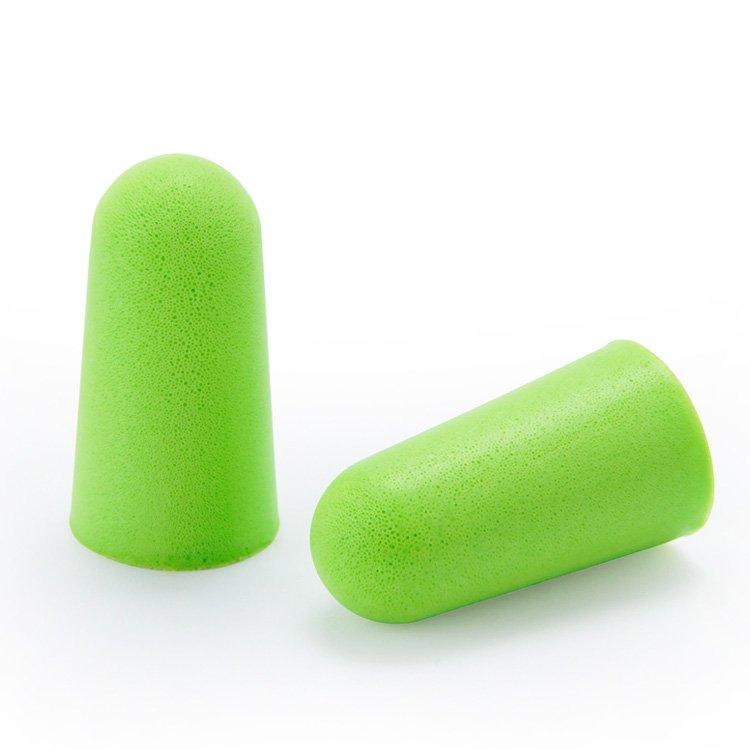 Custom Noise Cancelling Reduction Earplugs Foam Ear Plugs Green with Case Sleeping Earplugs