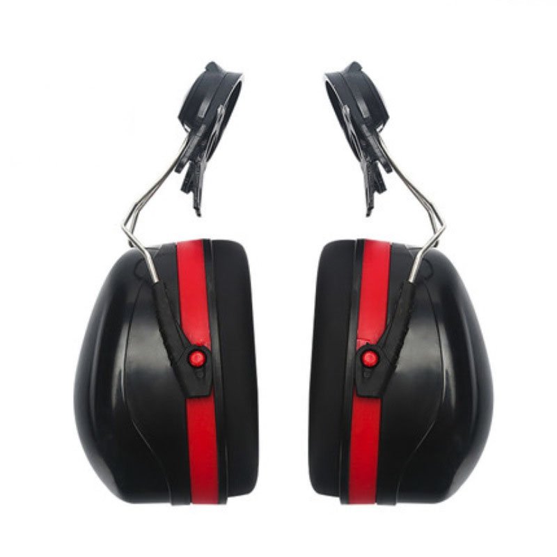 China Big Factory Good Price anti noise cancelling reduction safety helmet ear muffs Helmet Mounted Safety Earmuff