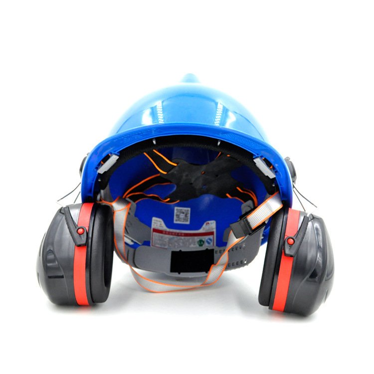 China Big Factory Good Price anti noise cancelling reduction safety helmet ear muffs Helmet Mounted Safety Earmuff