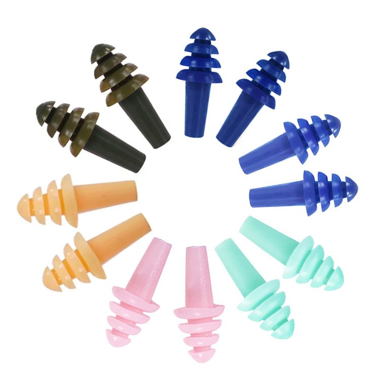 4 Tier Reusable Ear Plugs 32db Earplugs Noise Reduction Sleeping Ear Plugs