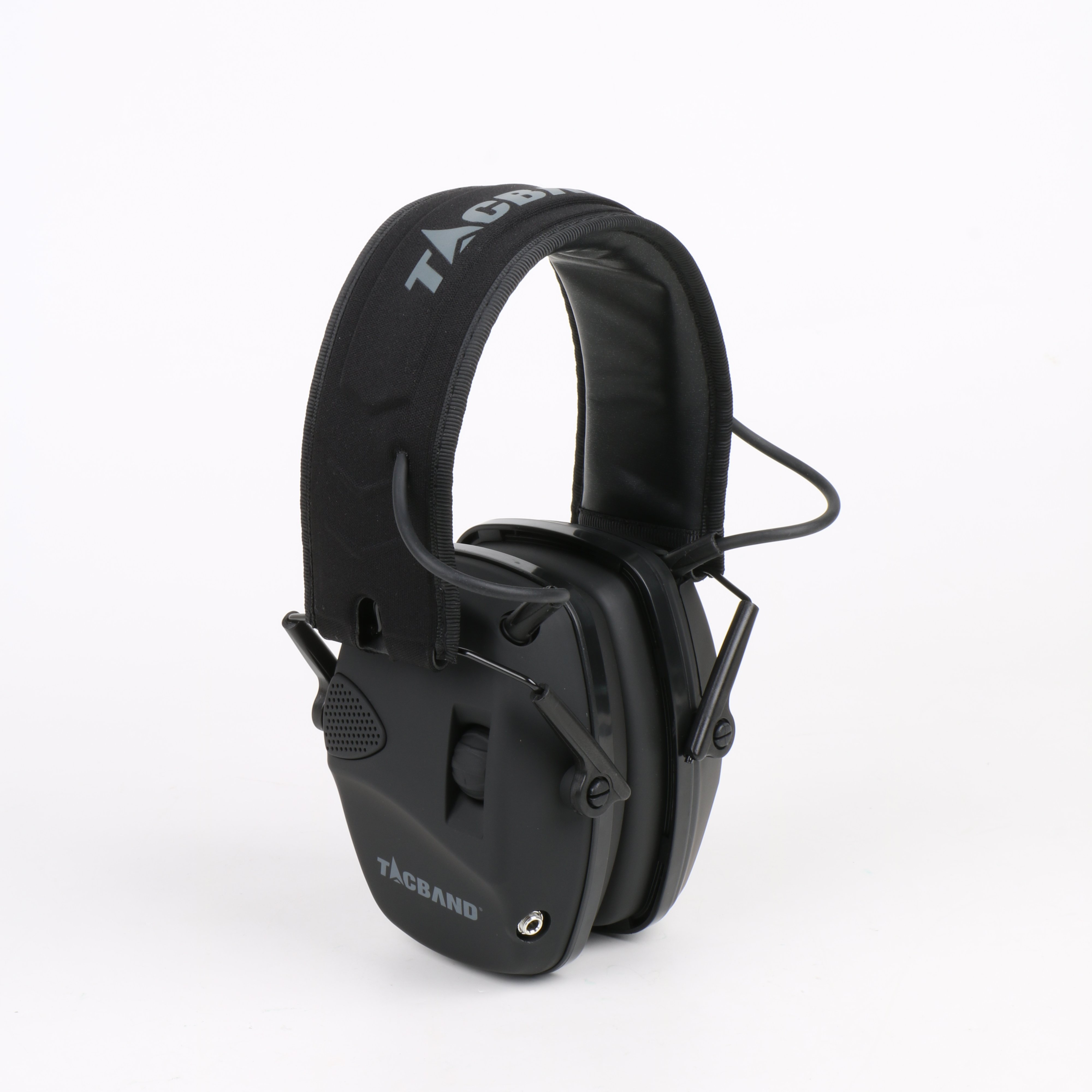 Tacband Electronic earmuff noise reduction with adjustable headband ear protection for outdoor work