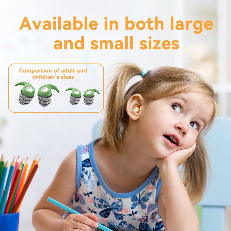 Waterproof Reusable Circle Soft Silicone Earplugs Tapones Noise Reduction Hearing Protection Accessories