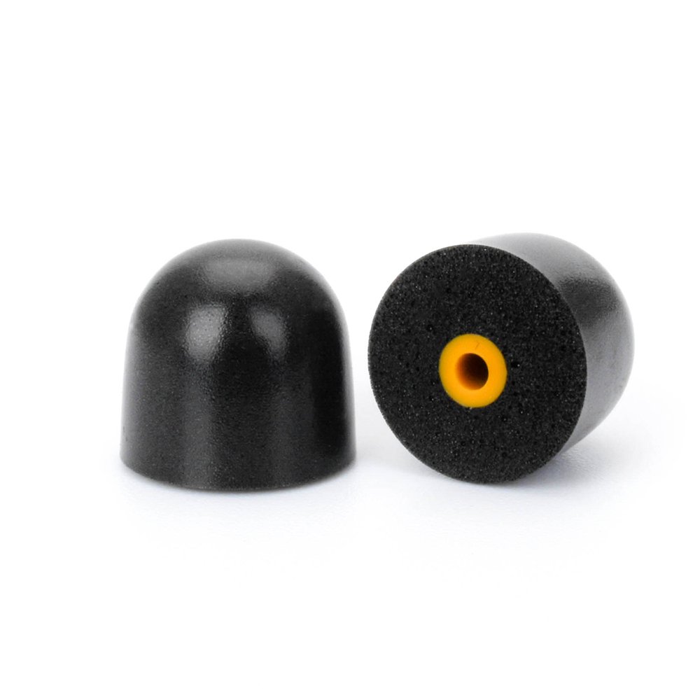 Hearing protection noise reducing slow rebound closed memory foam ear tips
