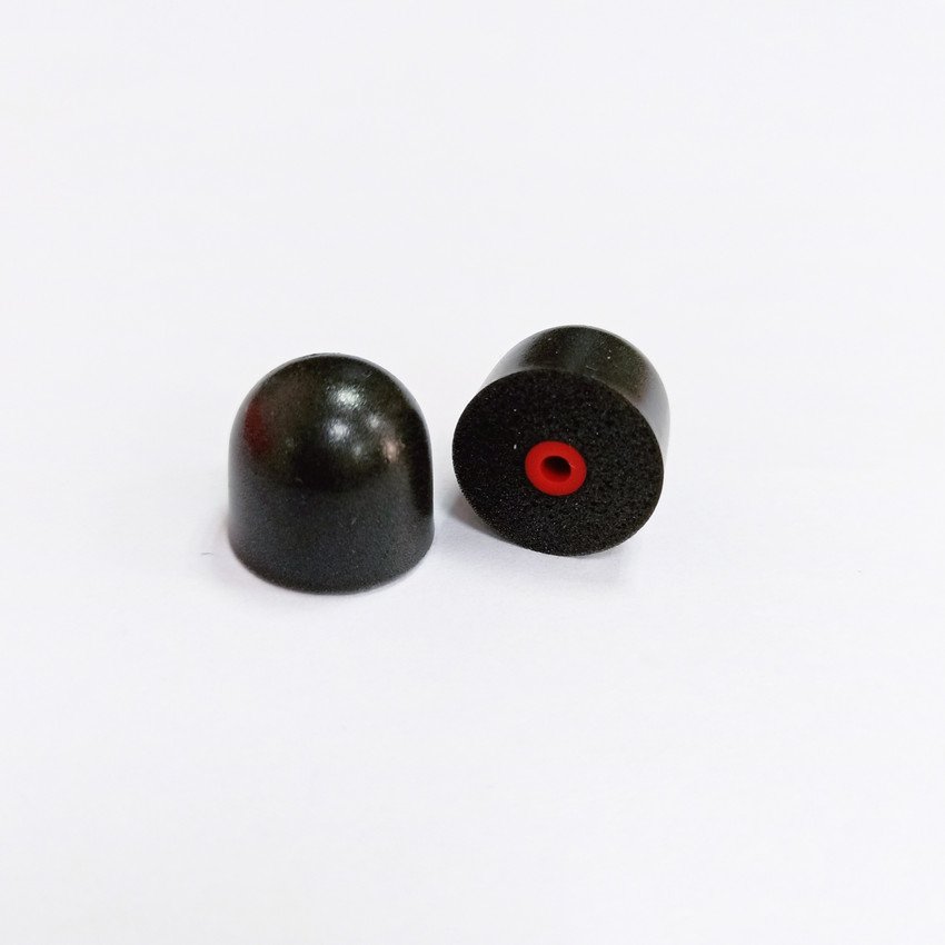 Hearing protection noise reducing slow rebound closed memory foam ear tips