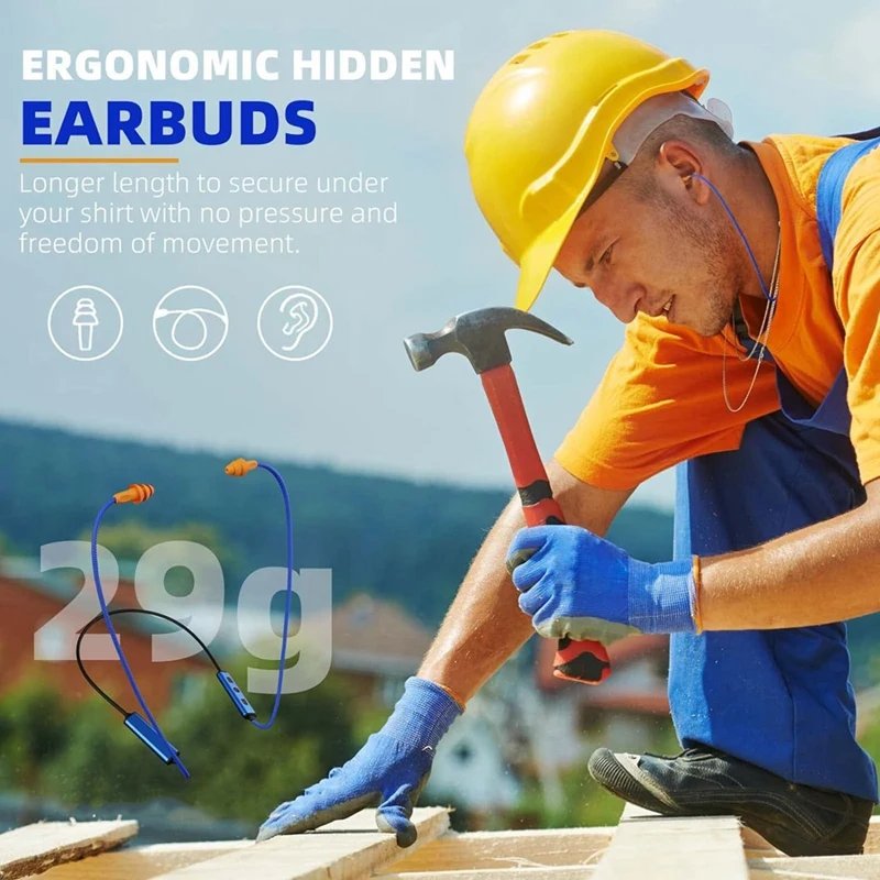 Ear Plugs Headset for Work Hearing Protection Durable