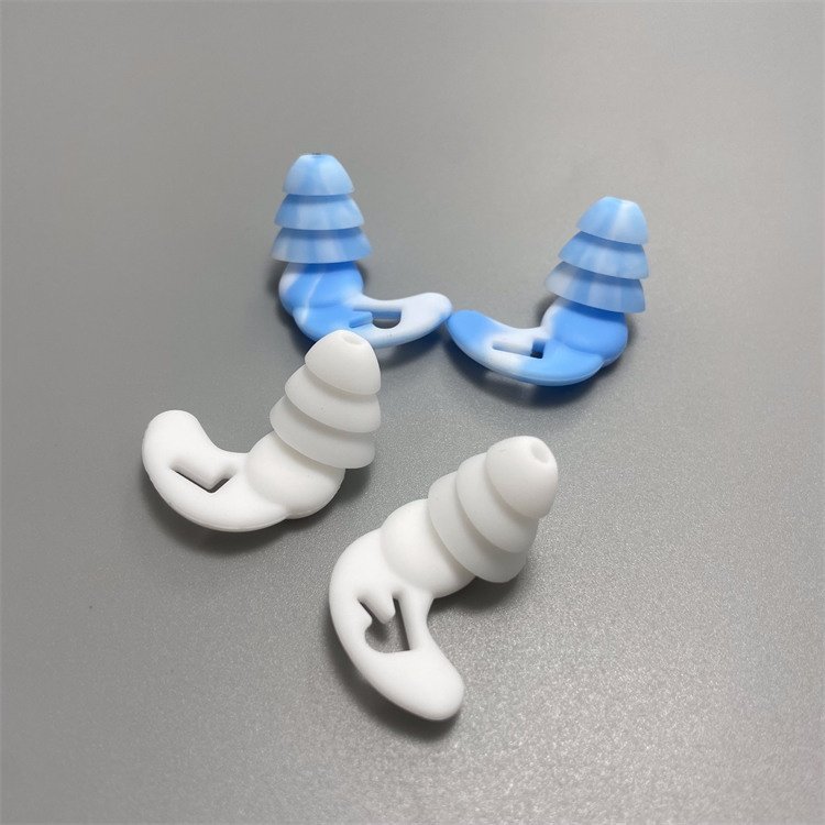 Silicone Ear Plugs Super Soft Reusable Hearing Protection for Noise Reduction Flexible for Swimming