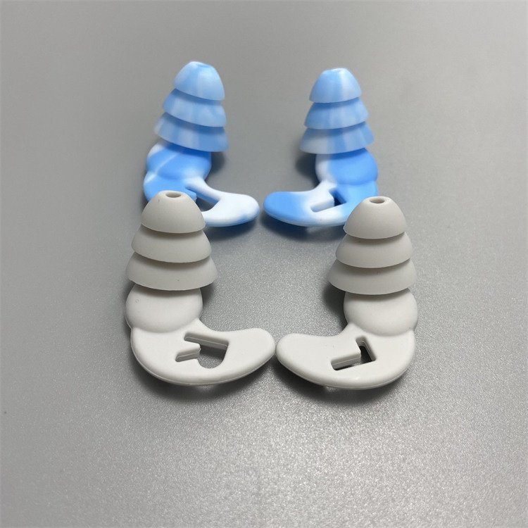 Silicone Ear Plugs Super Soft Reusable Hearing Protection for Noise Reduction Flexible for Swimming
