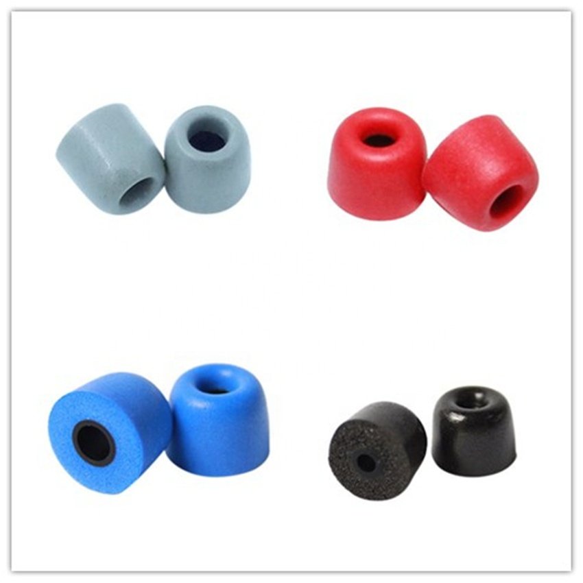 Premium Quality PU Memory Foam Ear Tips for Earbuds Soft and Comfortable Slow Rebound Features