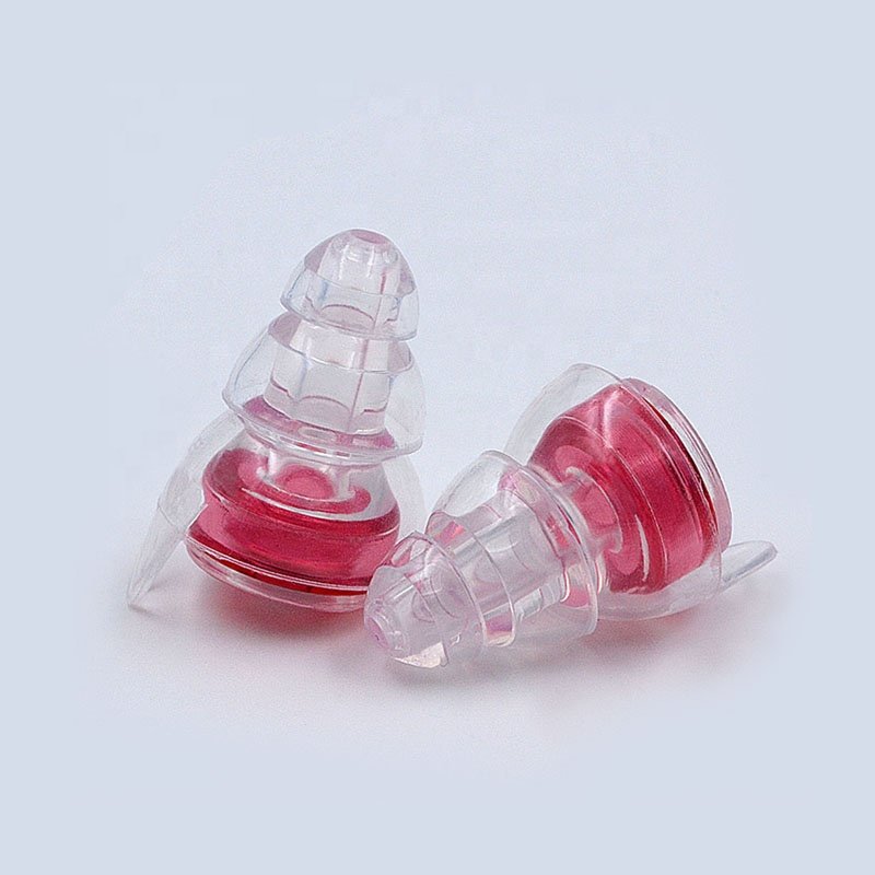 High fidelity silicone noise reduction filter earplugs for concerts musicians