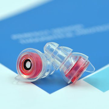 High fidelity silicone noise reduction filter earplugs for concerts musicians