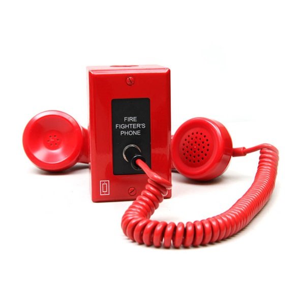 Safe communication emergency telephone handset/waterproof fireman handset