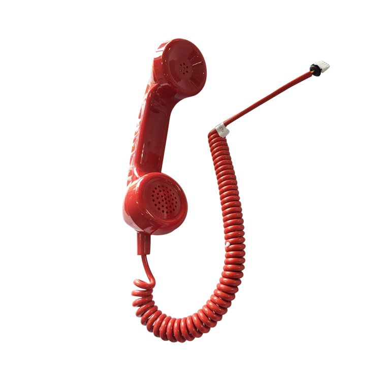 Safe communication emergency telephone handset/waterproof fireman handset