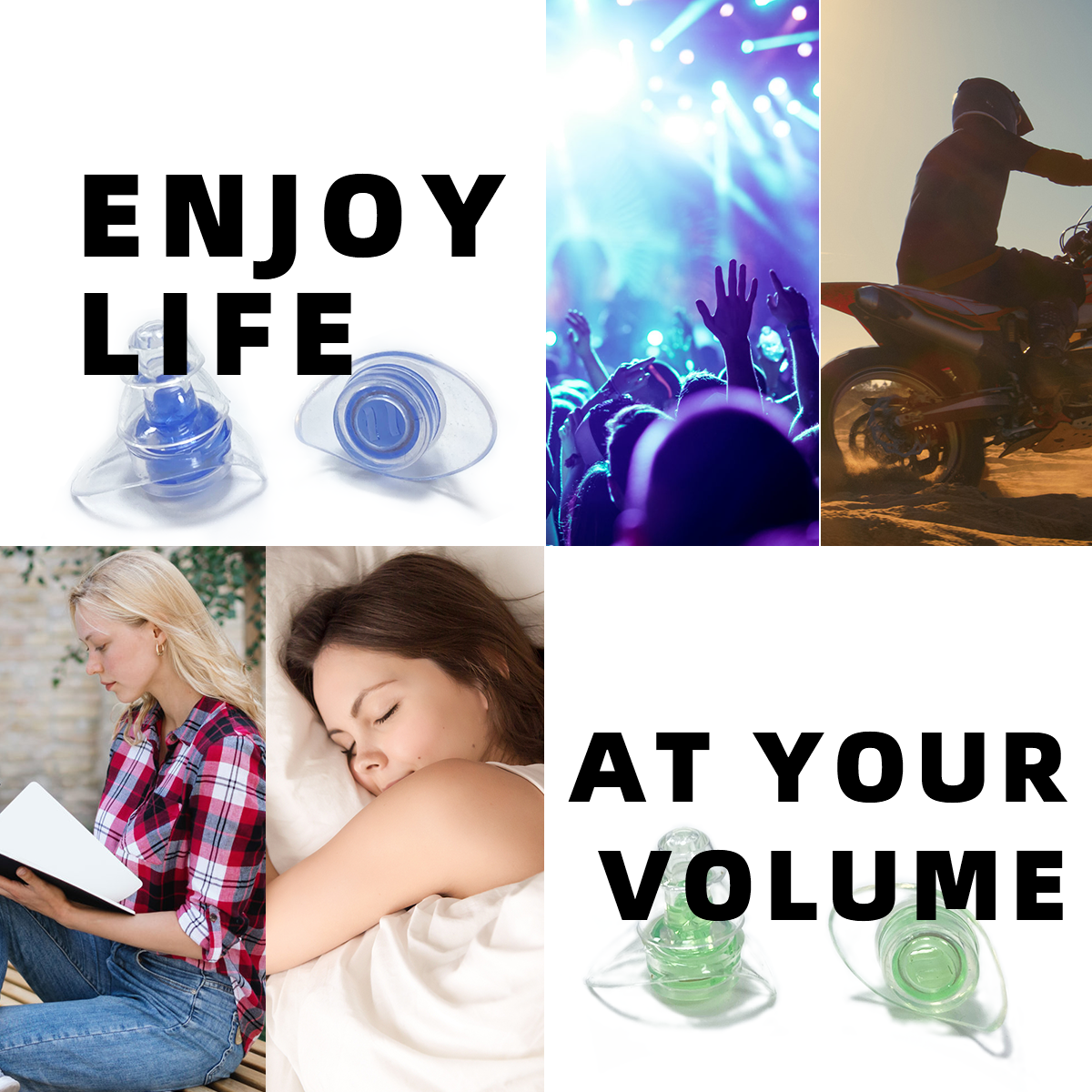 27dB Noise cancelling earplugs ear plugs for sleeping and concerts Noise Reduction Earplugs