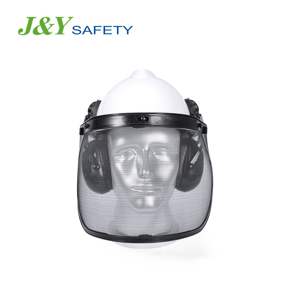 China Industrial Safety Helmets With Safety Earmuff and Face Shield