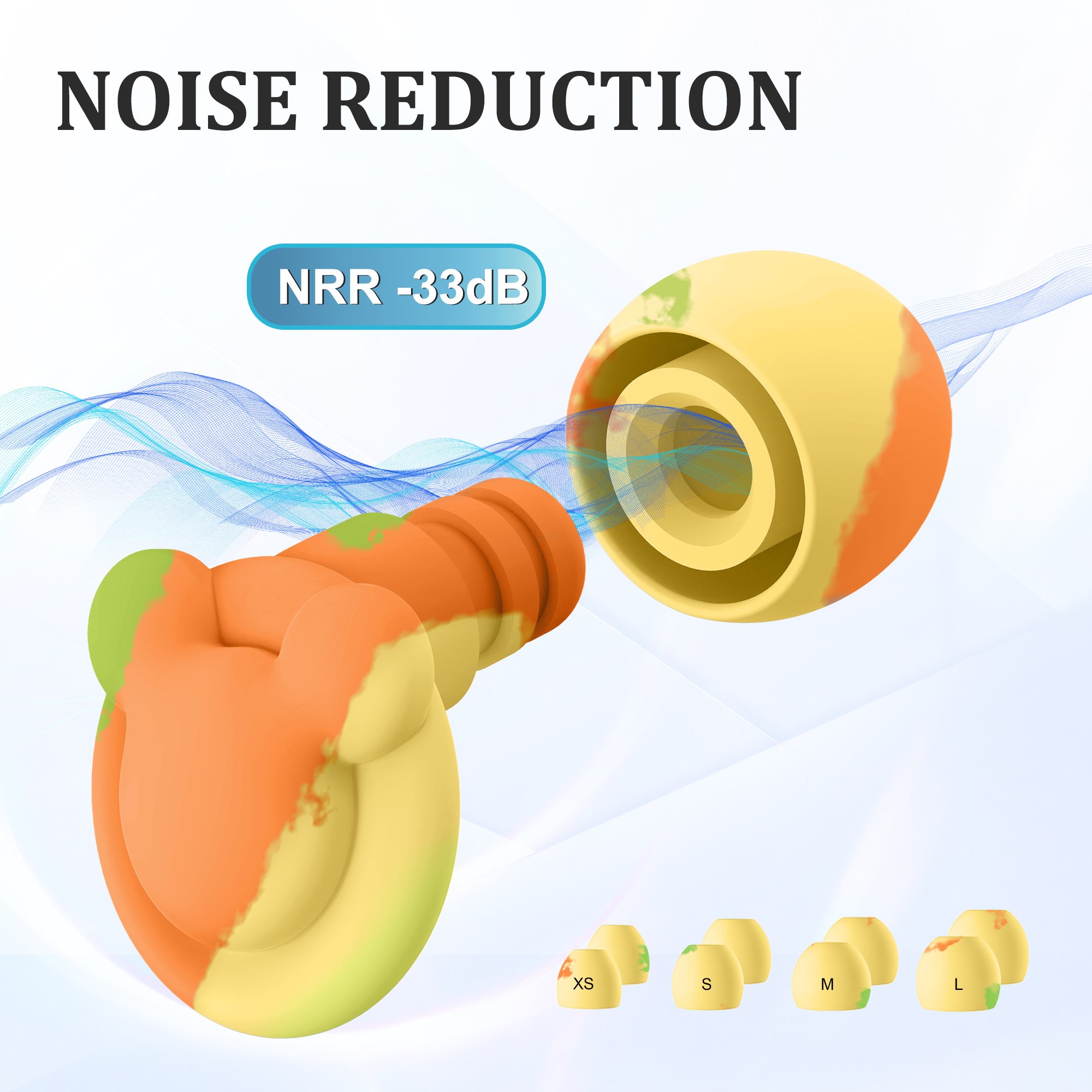 colour blocking cartoon Custom logo Soundproof soft swimming swim noise reducing sleeping earplugs ear plugs for sleep