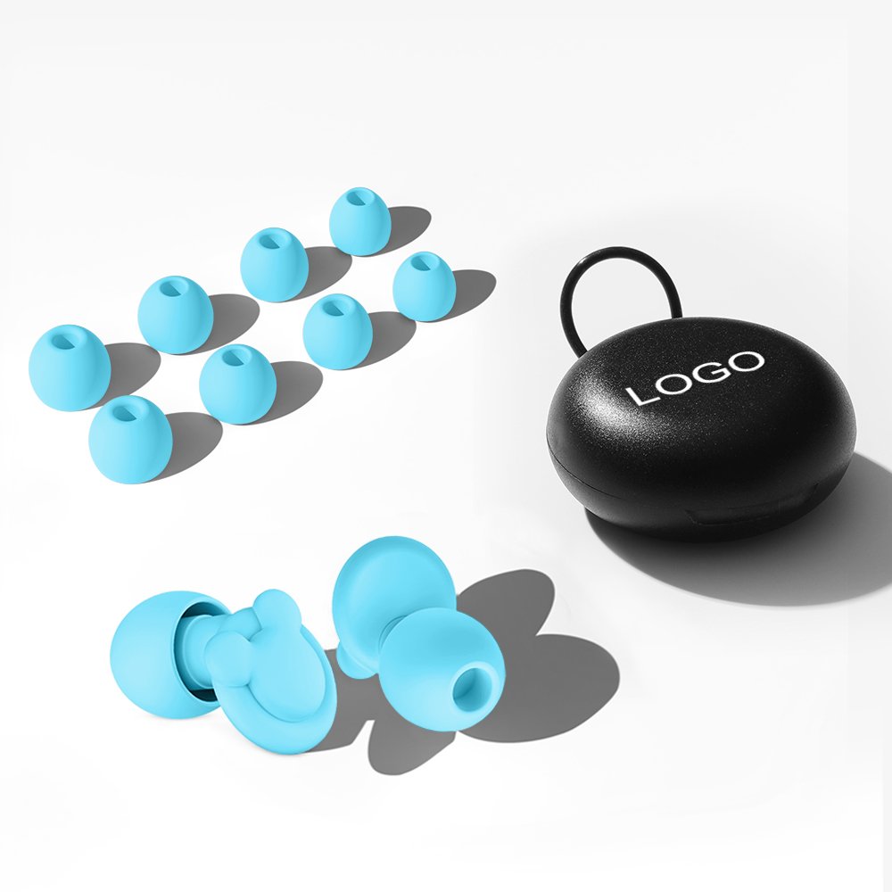 Ear plug silicone 33dB noise cancelling hearing protection reusable tapones oidos earplugs for sleep noise reduction