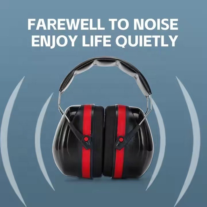 New Arrival Bule Hearing Protection Ear muffs Adults earmuffs Noise Reduction Earmuff for Sleeping Shooting Cycling