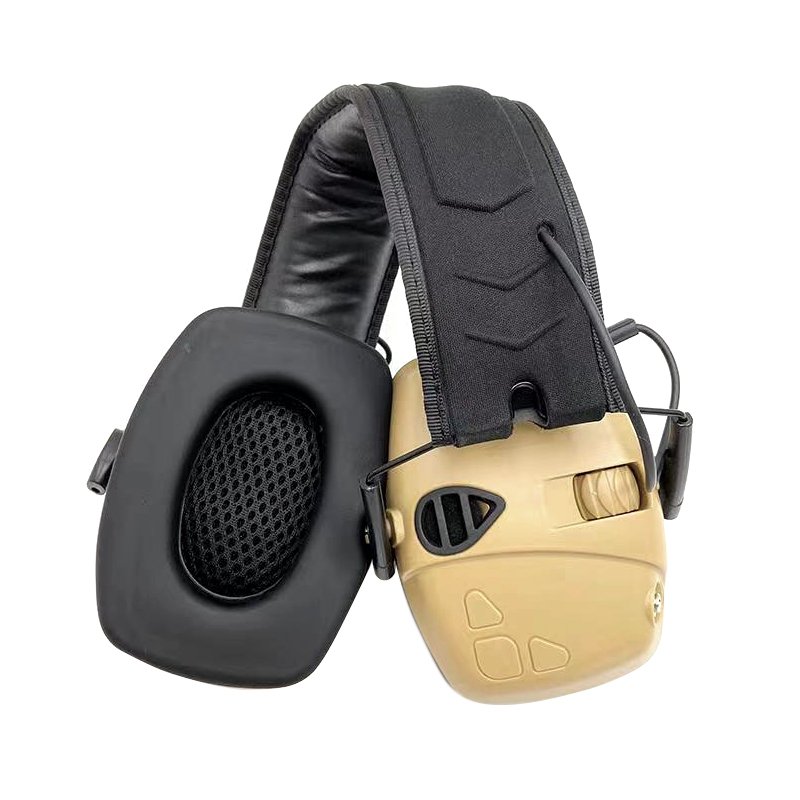 Foldable custom electronic noise reduction Bluetooth electronic headset hunting shooting tactical protective earmuffs