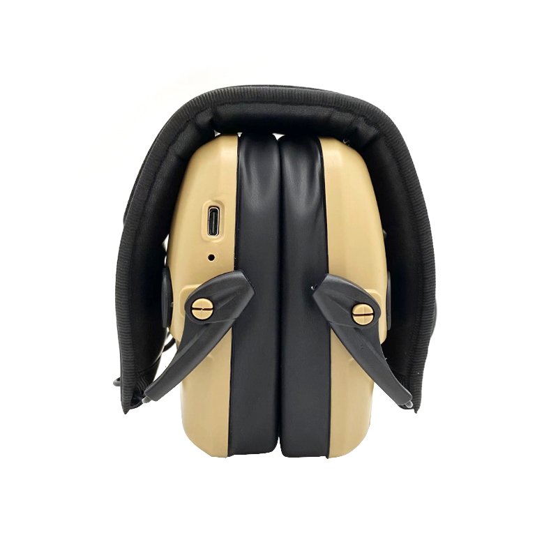 Foldable custom electronic noise reduction Bluetooth electronic headset hunting shooting tactical protective earmuffs