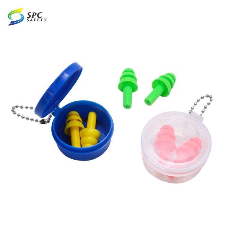 Industrial noisy work study sleep PU foam Refill earplugs dispenser Noise reduction Uncorded bagged Disposable safety ear plugs
